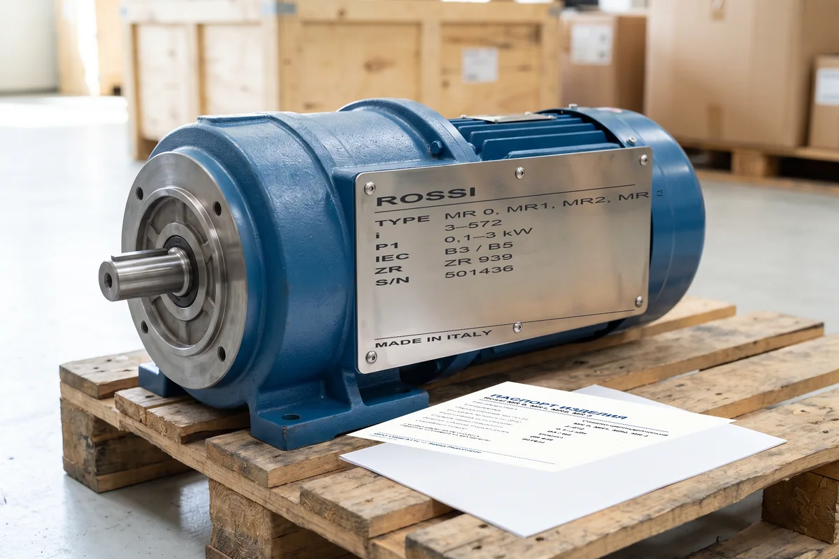 Rossi MR V 125 — червячный редуктор